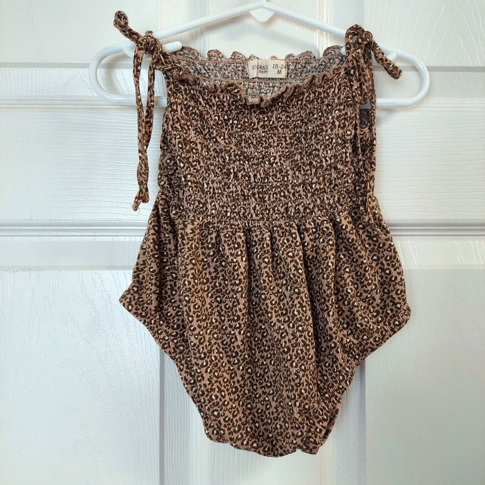 Leopard Print Baby Girl Bodysuit 18 - 24 Months